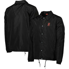 Liverpool Coaches Full-Snap Jacket Black shop