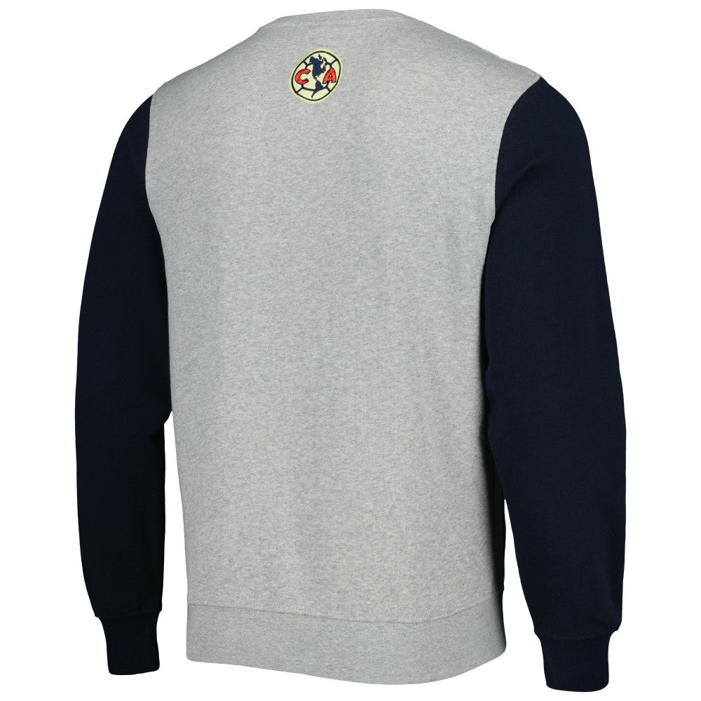 Club America Kangaroo Pullover Sweatshirt Gray/Navy shop