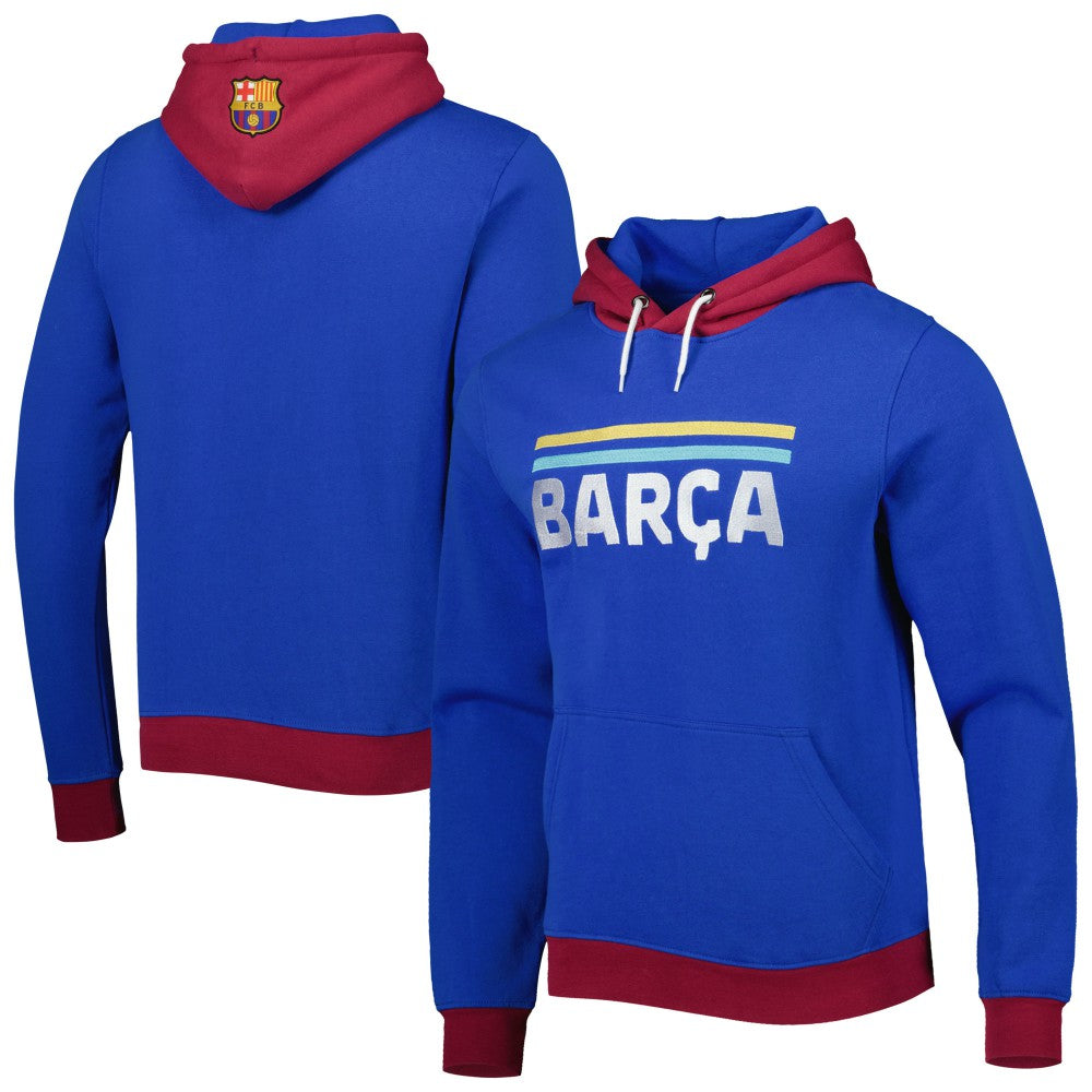 Barcelona Outdoor Pullover Hoodie Blue sale