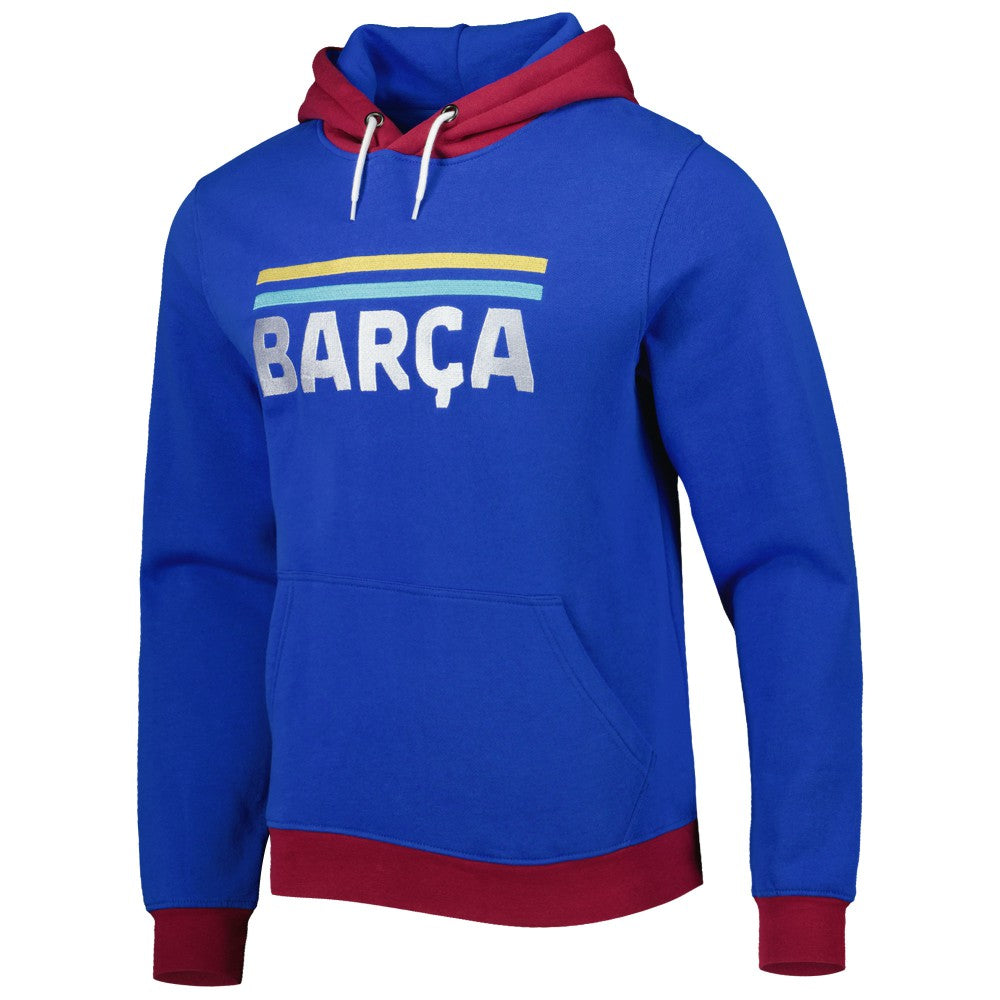 Barcelona Outdoor Pullover Hoodie Blue sale