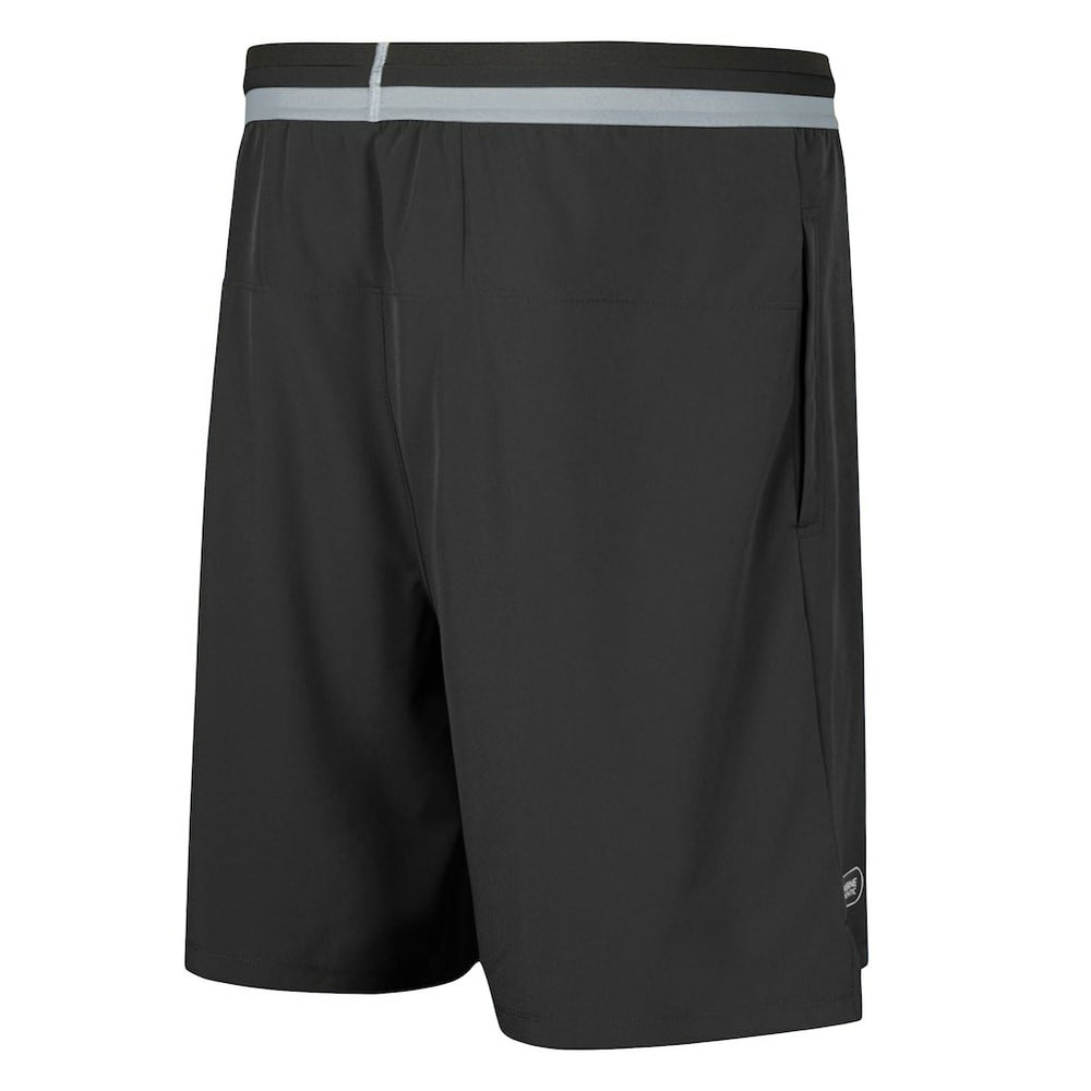 Las Vegas Raiders Cool Down Tri-Color Elastic Training Shorts Black