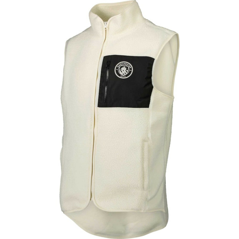 Manchester City Pile Full-Zip Vest White shop