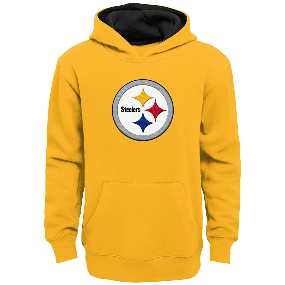 Pittsburgh Steelers Youth Prime Pullover Hoodie Gold