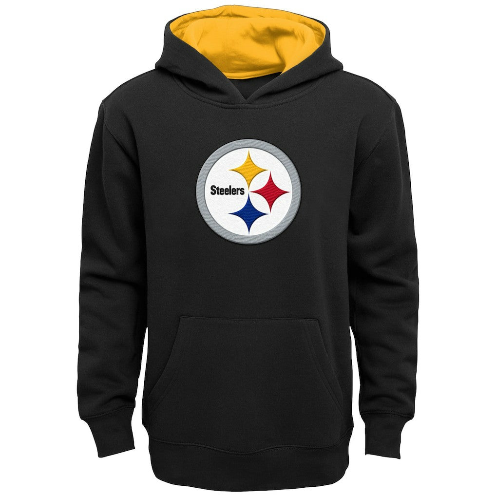 Pittsburgh Steelers Youth Prime Pullover Hoodie Black