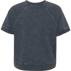 Las Vegas Raiders Girls Juniors Cheer Squad Raglan T-Shirt Heather Charcoal