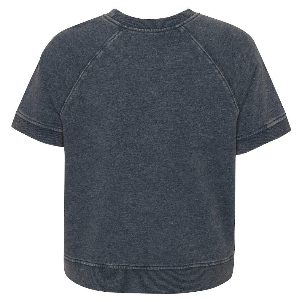 Los Angeles Rams Girls Juniors Cheer Squad Raglan T-Shirt Heather Charcoal
