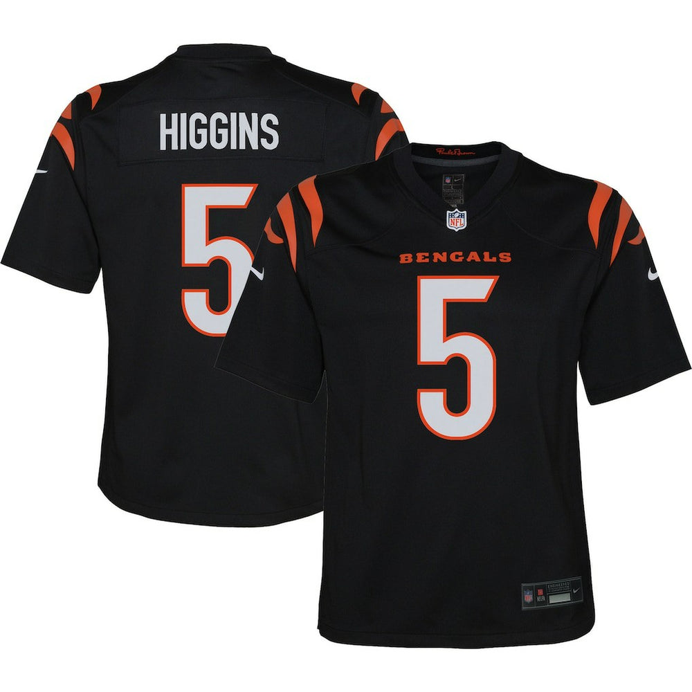 Tee Higgins Cincinnati Bengals Youth Game Jersey Black