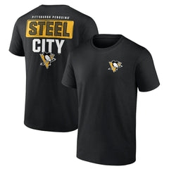 NHL Pittsburgh Penguins Territorial T-Shirt - Black