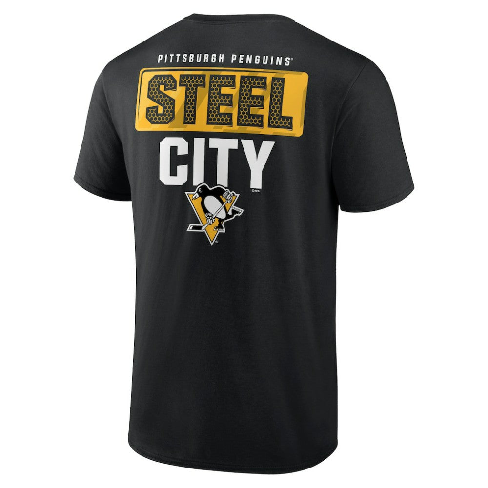 NHL Pittsburgh Penguins Territorial T-Shirt - Black
