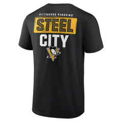 NHL Pittsburgh Penguins Territorial T-Shirt - Black