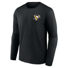 NHL Pittsburgh Penguins Territorial Long Sleeve T-Shirt - Black