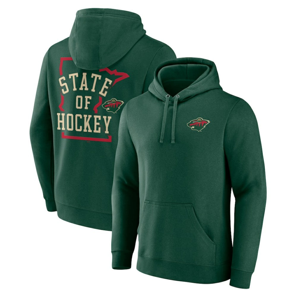 NHL Minnesota Wild Territorial Pullover Hoodie - Green