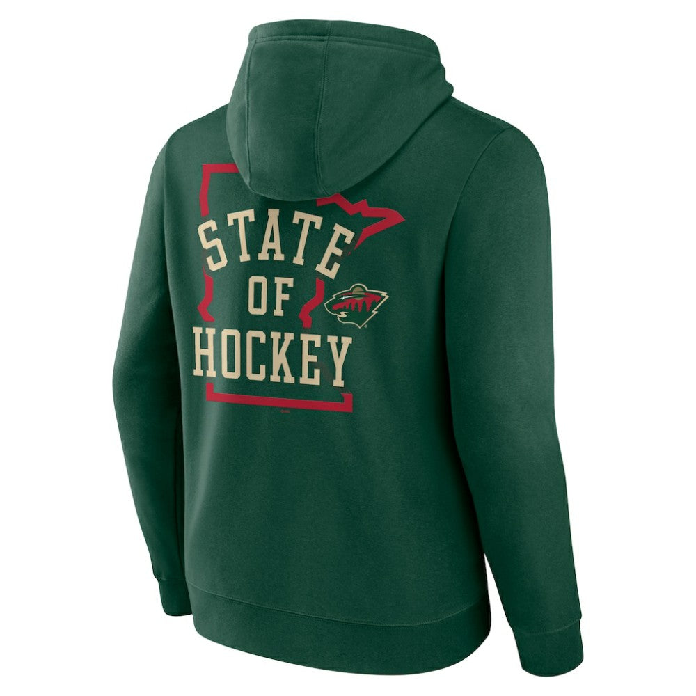NHL Minnesota Wild Territorial Pullover Hoodie - Green