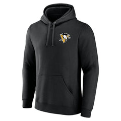 NHL Pittsburgh Penguins Territorial Pullover Hoodie - Black