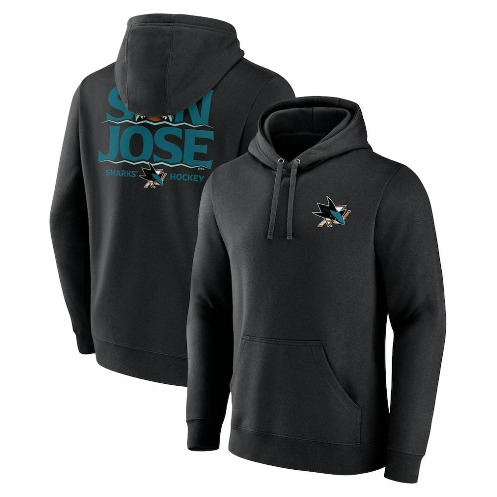 NHL San Jose Sharks Territorial Pullover Hoodie - Black