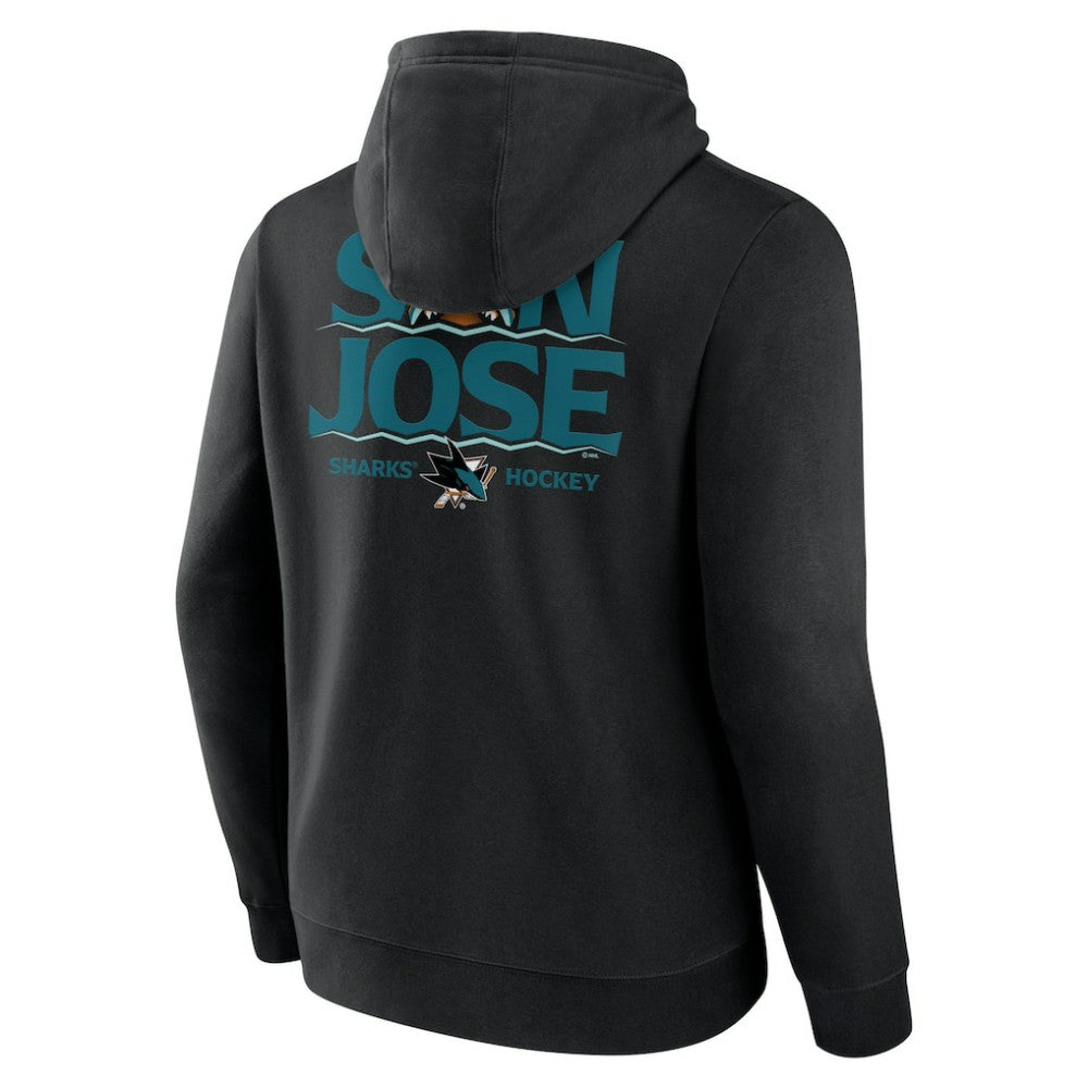 NHL San Jose Sharks Territorial Pullover Hoodie - Black