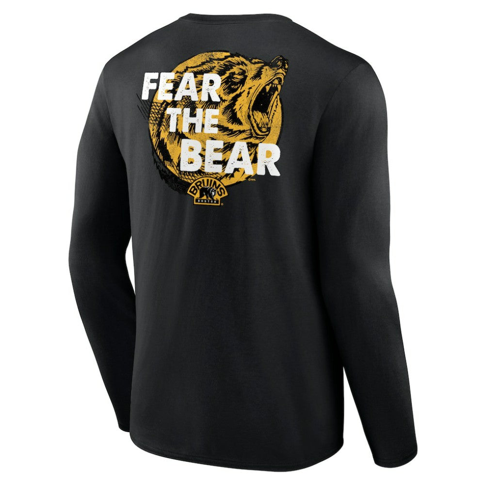 NHL Boston Bruins Territorial Long Sleeve T-Shirt - Black