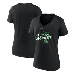 NHL Dallas Stars Women's Represent V-Neck T-Shirt - Black