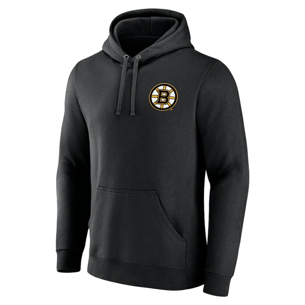 NHL Boston Bruins Territorial Pullover Hoodie - Black