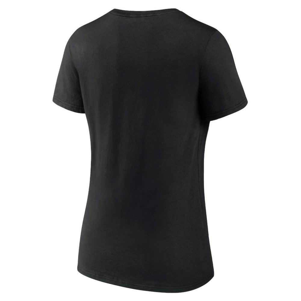 NHL Pittsburgh Penguins Women's Alternate Logo V-Neck T-Shirt - Black