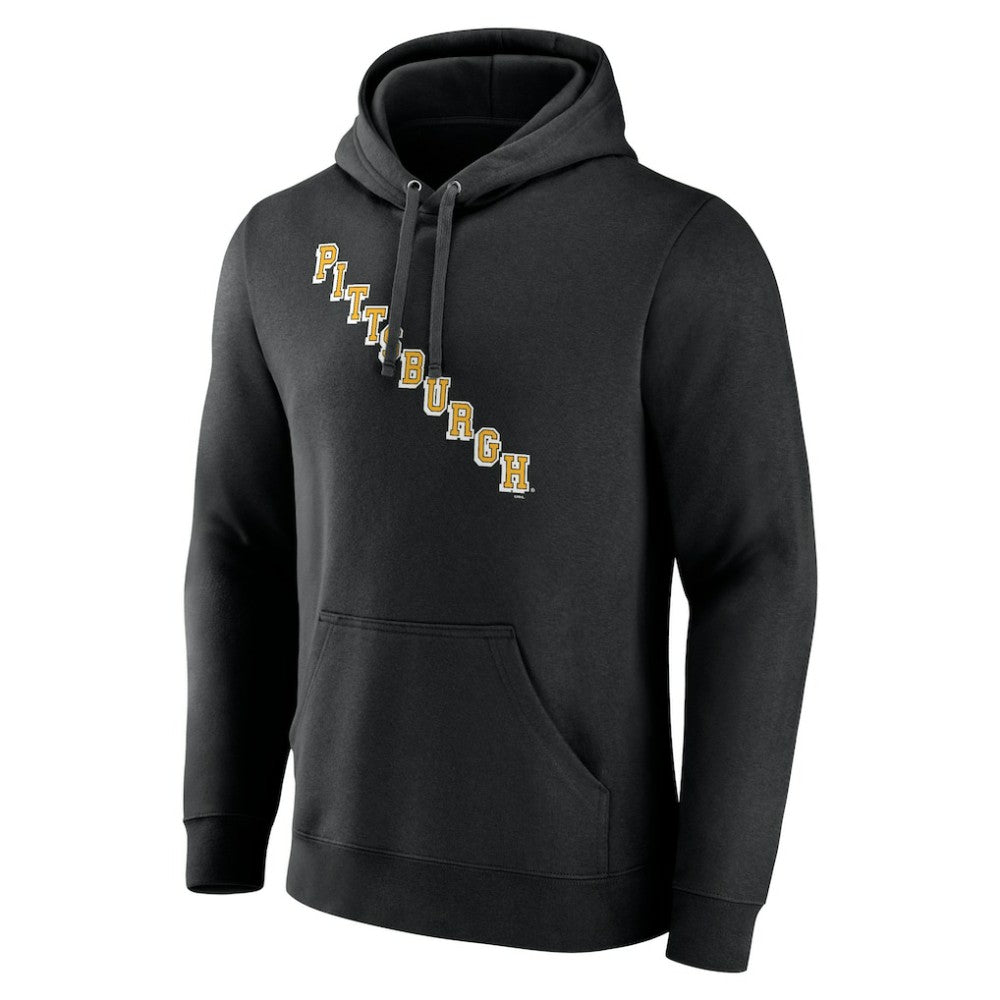 NHL Pittsburgh Penguins Team Alternate Logo Pullover Hoodie - Black