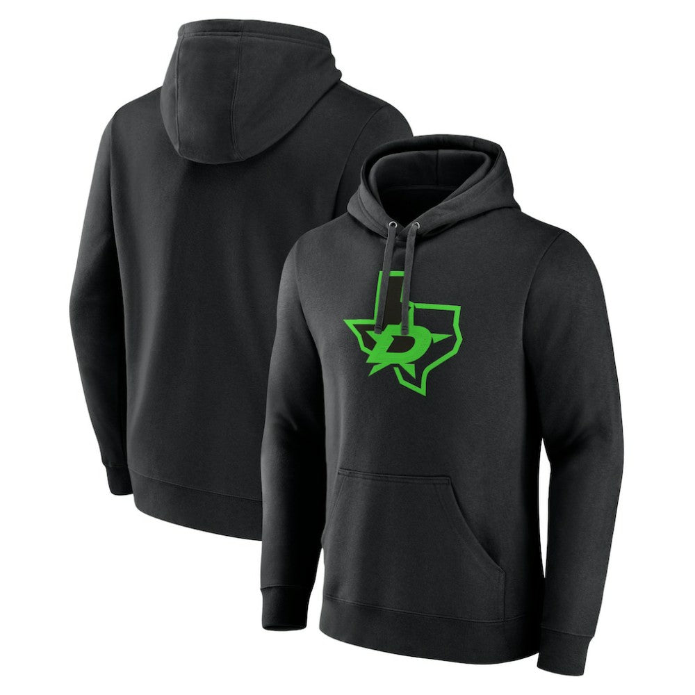 NHL Dallas Stars Alternate Logo Pullover Hoodie - Black
