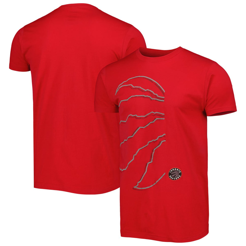 Toronto Raptors Stadium Essentials Unisex Element Logo Pop T-Shirt Red