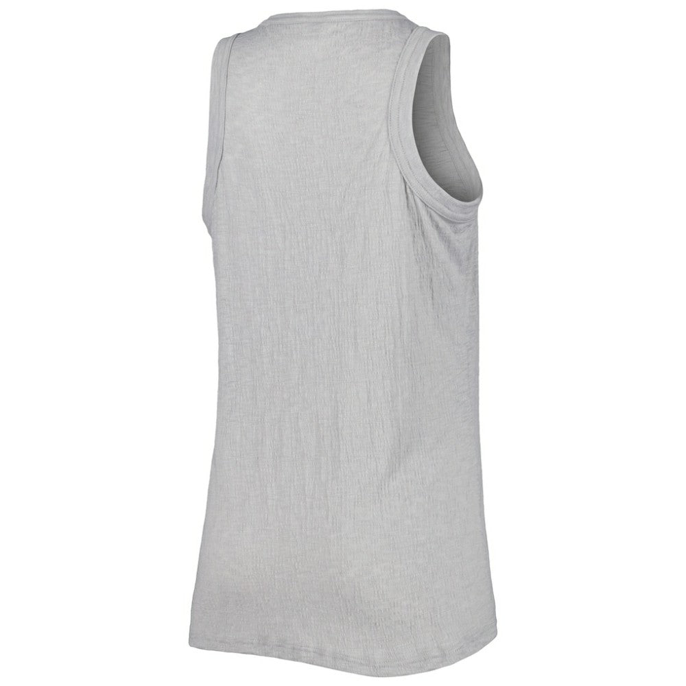 Pittsburgh Pirates Soft as a Grape Women's Tri-Blend Tank Top - Gray Tanks