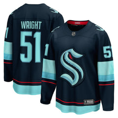 NHL Shane Wright Seattle Kraken Fanatics Men's Home Breakaway Player Jersey - Deep Sea Blue