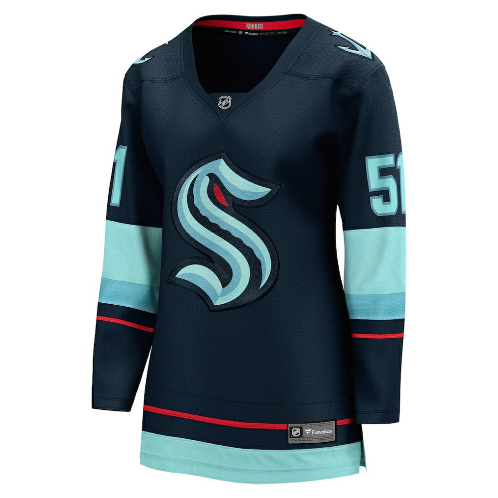 NHL Shane Wright Seattle Kraken Fanatics Women's Home Breakaway Jersey - Deep Sea Blue