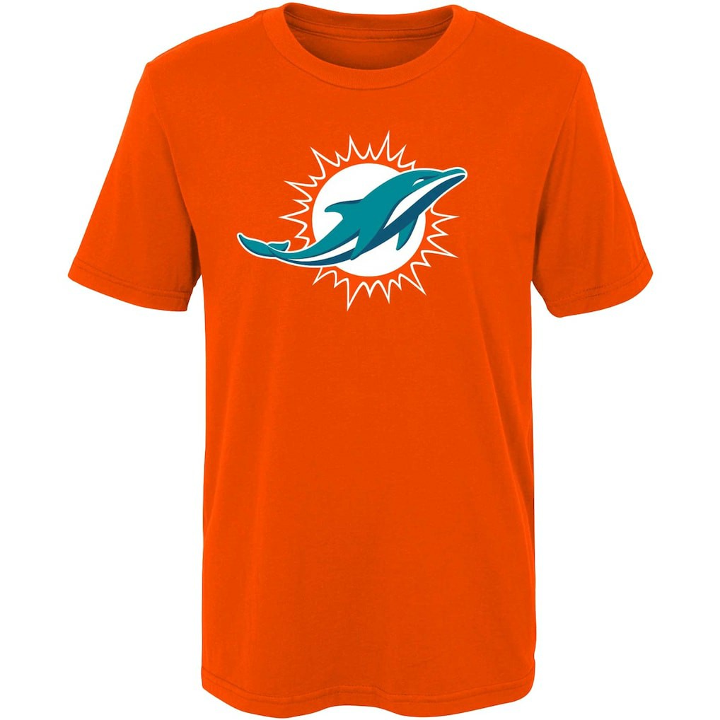 Miami Dolphins Preschool Primary Logo T-Shirt Orange