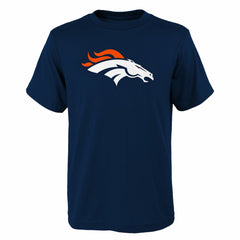 Denver Broncos Outerstuff Youth Primary Logo T-Shirt Navy