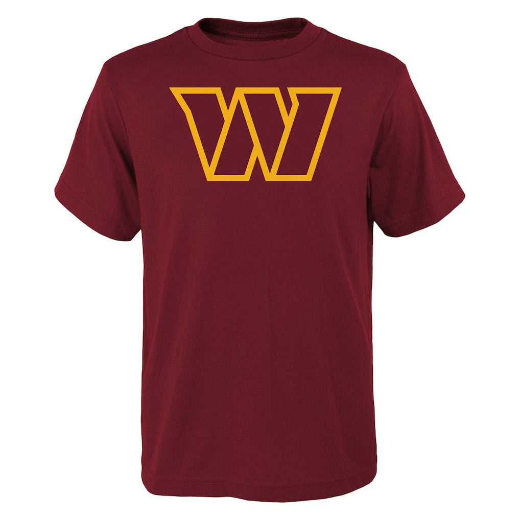 Washington Commanders Outerstuff Youth Primary Logo T-Shirt Burgundy