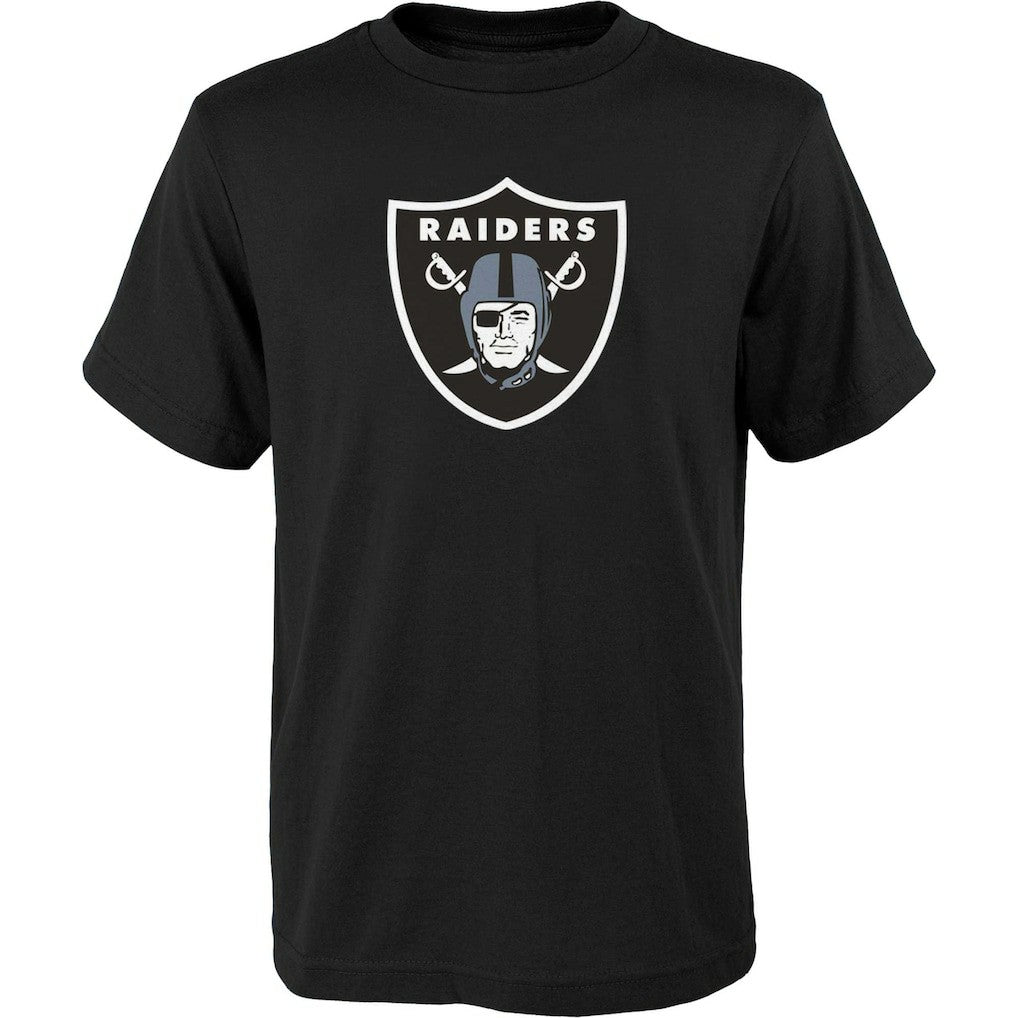 Las Vegas Raiders Outerstuff Youth Primary Logo T-Shirt Black