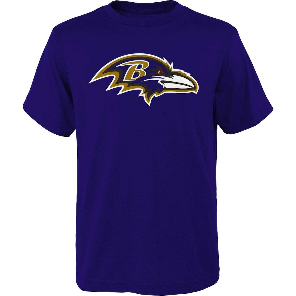 Baltimore Ravens Outerstuff Youth Primary Logo T-Shirt Purple