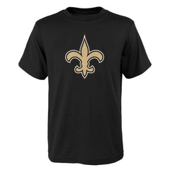 New Orleans Saints Outerstuff Youth Primary Logo T-Shirt Black