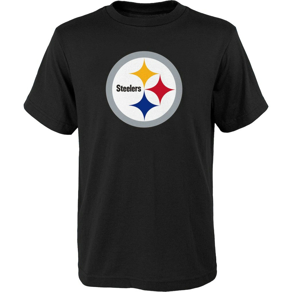 Pittsburgh Steelers Outerstuff Youth Primary Logo T-Shirt Black