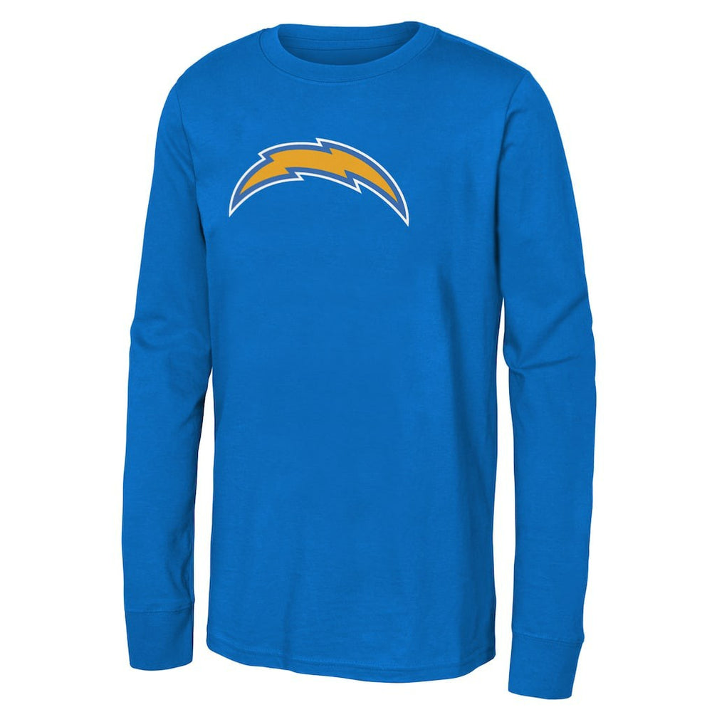 Los Angeles Chargers Youth Primary Logo Long Sleeve T-Shirt Powder Blue