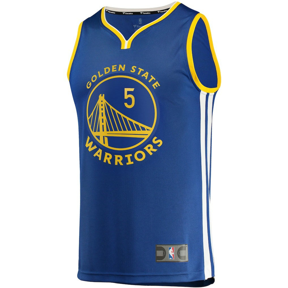 Kevon Looney Golden State Warriors Fast Break Replica Jersey Icon Editi- Blue