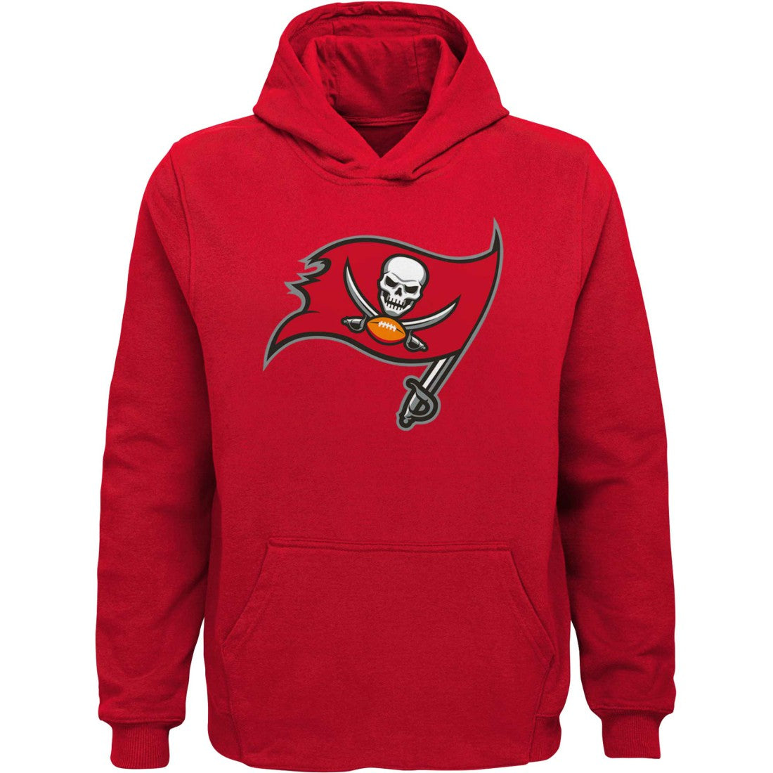 Tampa Bay Buccaneers Youth Team Logo Pullover Hoodie Red
