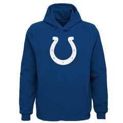 Indianapolis Colts Youth Team Logo Pullover Hoodie Royal