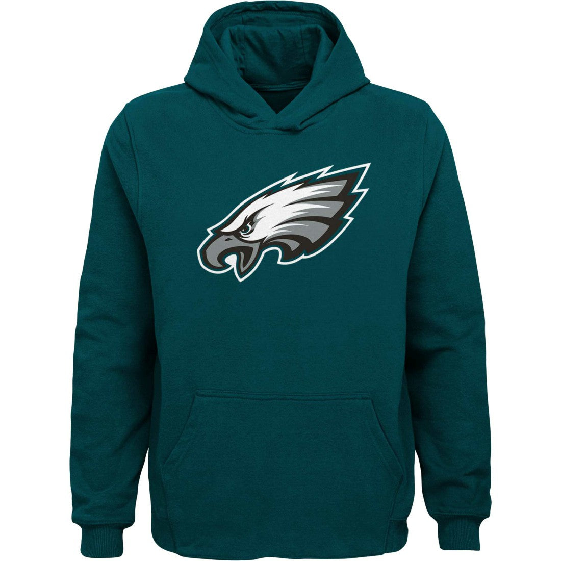 Philadelphia Eagles Youth Team Logo Pullover Hoodie Green