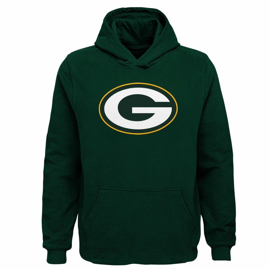 Green Bay Packers Youth Team Logo Pullover Hoodie Green