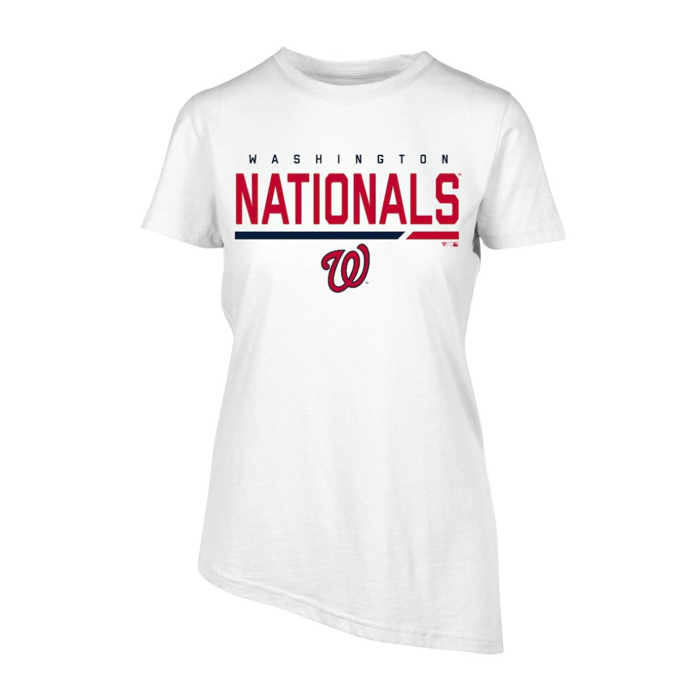Washington Nationals Levelwear Women's Birch T-Shirt - White T-shirts