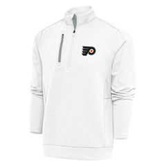 NHL Philadelphia Flyers Antigua Special Edition 2.0 Generation Quarter-Zip Pullover Top - White