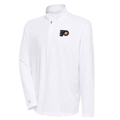 NHL Philadelphia Flyers Antigua Special Edition 2.0 Tribute Quarter-Zip Pullover Top - White