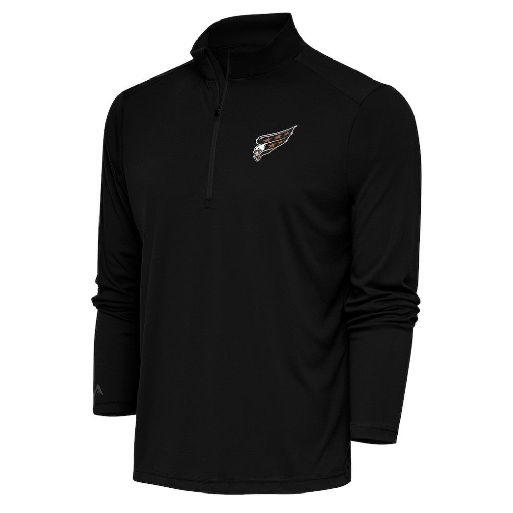 NHL Washington Capitals Antigua Special Edition 2.0 Tribute Quarter-Zip Pullover Top - Black