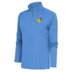 NHL Florida Panthers Antigua Women's Special Edition 2.0 Tribute Quarter-Zip Pullover Top - Light Blue