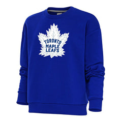 NHL Toronto Maple Leafs Antigua Women's Special Edition 2.0 Victory Crewneck Pullover Sweatshirt - Royal