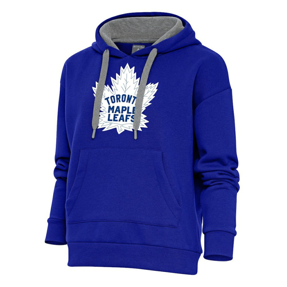 NHL Toronto Maple Leafs Antigua Women's Special Edition 2.0 Victory Pullover Hoodie - Royal